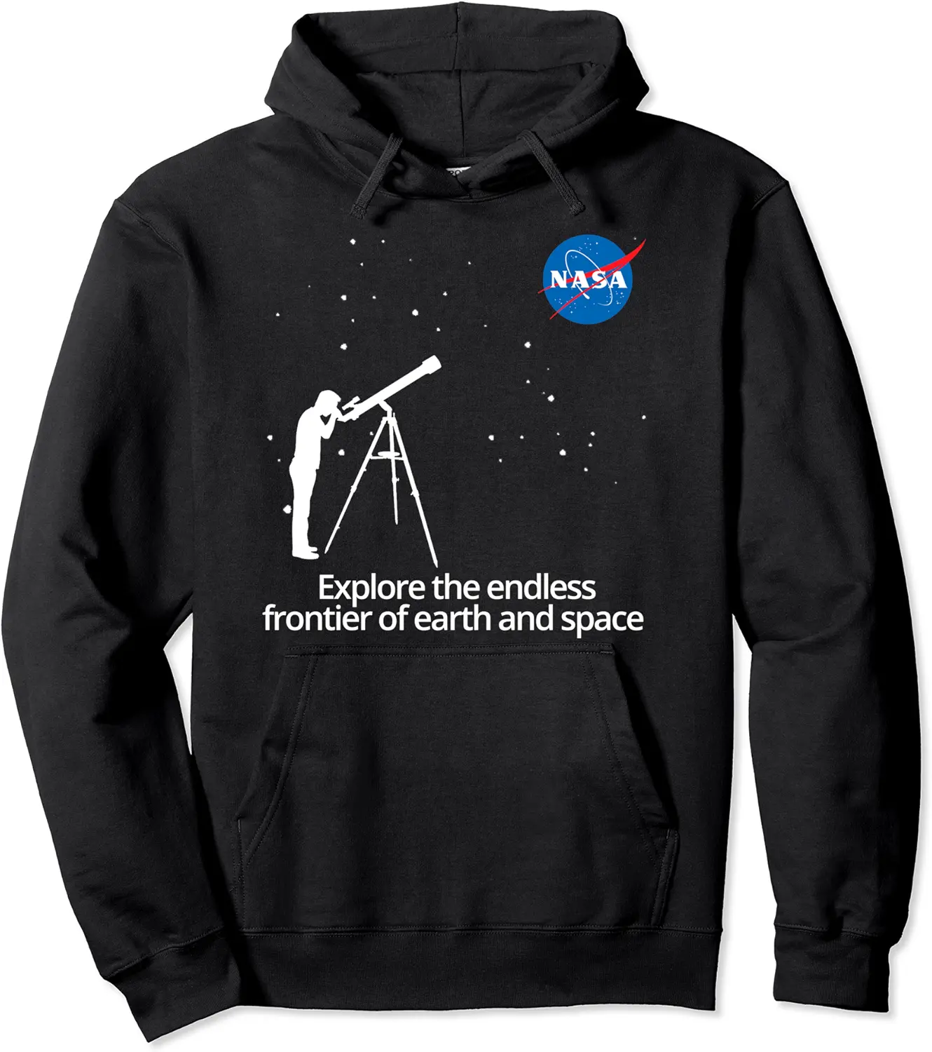 NASA Explore The Endless Frontier Of Earth And Space Pullover Hoodie - Elizabethmc Shop 79B09MYQDJP4