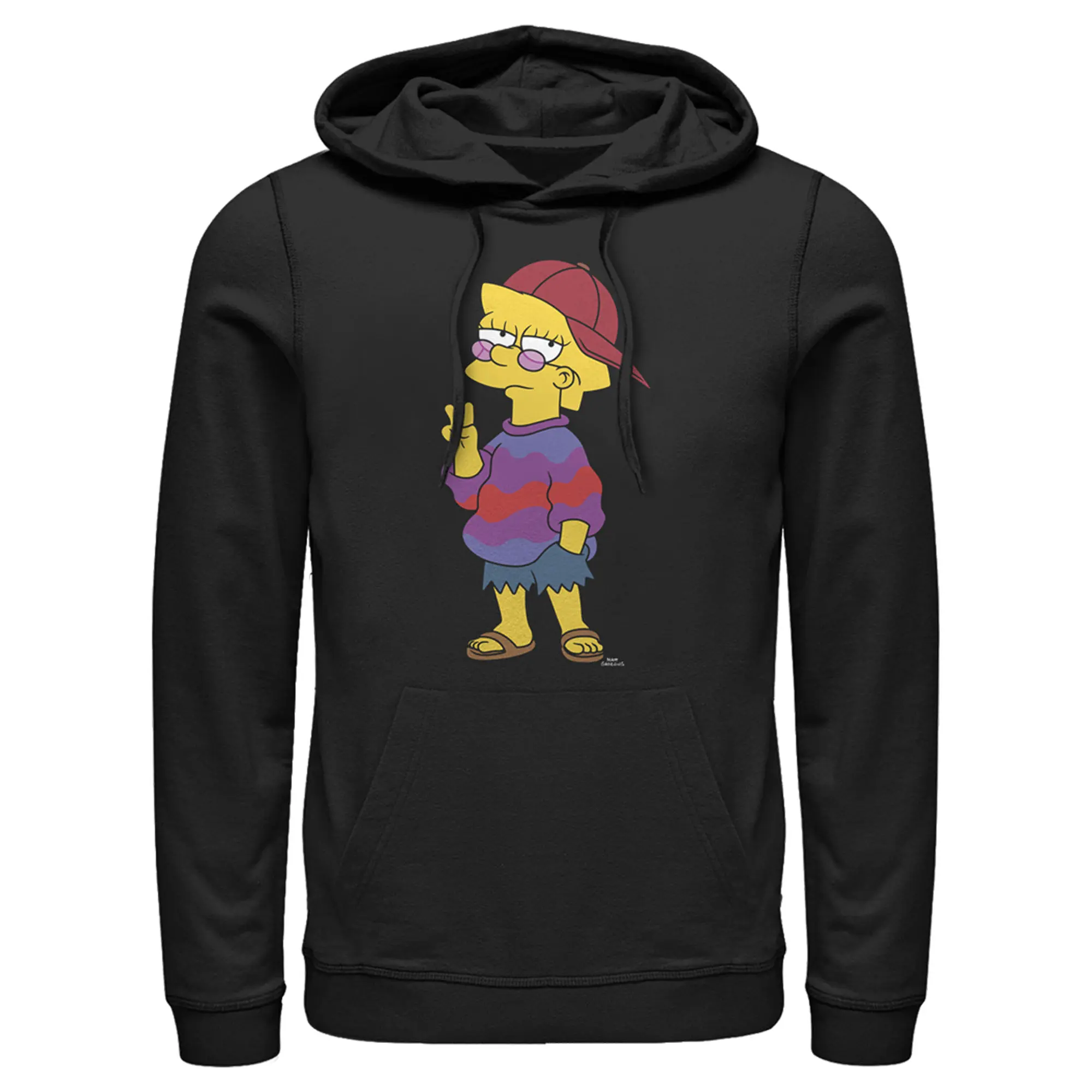 Men's The Simpsons Cool Lisa Pull Over Hoodie