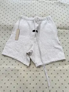 Stylish Casual Sweatshort Light Oatmeal 160bt212012F Menswear Loose Fit Breathable Shorts