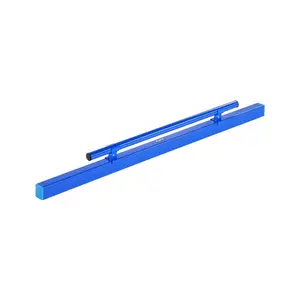 fathersdaygift VEVOR Concrete Screed, 48 Inch Screed with Level Vial, Easy Cleanup End Cap Design, Aluminum Lightweight Reversable Handle for Leveling Floors, Small-Scale Construction and Home Renovation