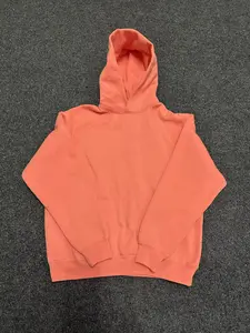 Men Unisex Hoodie Coral Pink Medium Fit Casual Wear Pocket Menswear 2026 Breathable Soft Lightweight Cozy Trendy Home Outdoor Streetwear Hip Hop