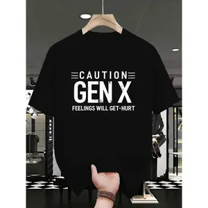 CAUTION Gen X Crinkle Plus Size Men'S T-Shirt