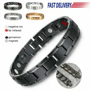 Therapeutic Energy Healing Magnetic Bracelet Therapy Arthritis for Men Women Gift