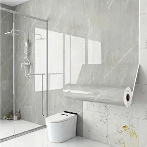 Marble Self-Adhesive Wall Stickers, Must-Have for Kitchen and Bathroom Refresh, Simple Installation, Enhances Overall Aesthetic, Perfect for Renters, Creates Modern Home Style, Marble Backsplash Wallpaper