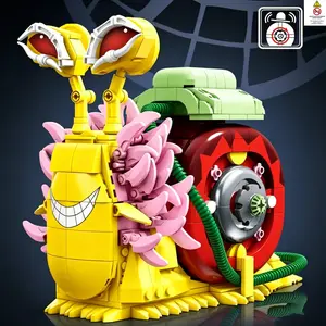 Sci-Fi Mutant Snail Building Set with Elegant Gift Box, 738 Pieces Collectible Model, Construction Building Blocks, Perfect Holiday and Kids Gift, Building Block Sets