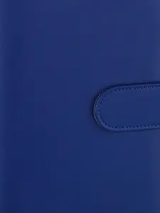 A6 PU Leather Budget Binder Refillable 6 Ring Notebook Binder for A6 Refill Paper, Loose Leaf Personal Planner Binder Cover