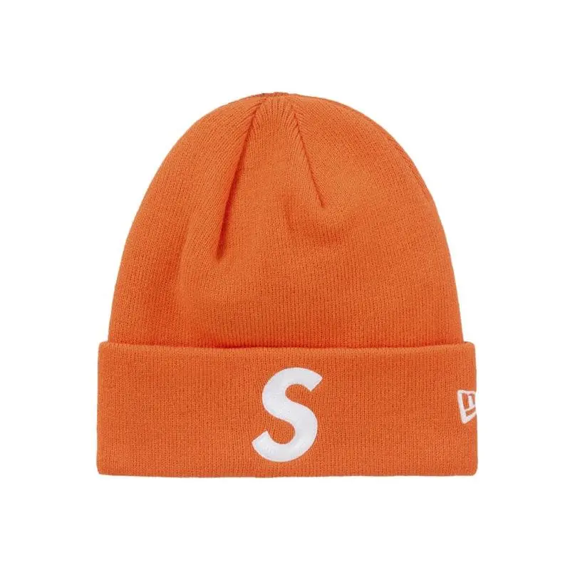 Supreme New Era S Logo Beanie (FW24) Orange