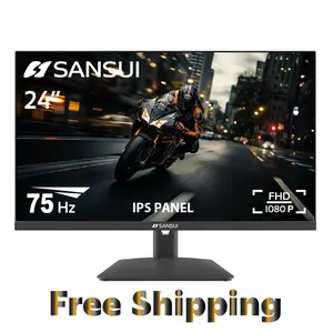 Sansui ES-24X5A 24inch IPS FHD 75hz Monitor with HDMI/VGA/DP Ports and Built-In Speakers budget monitor