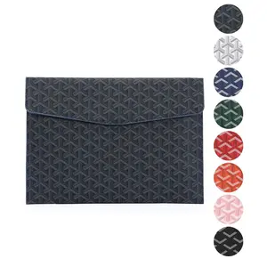 A4 Padfolio Document Organizer Sleeve Fits A4 Paper for MacBook iPad Tablet Magnetic Closure Slim Scratch-Resistant for Office School Gift for Students Professionals