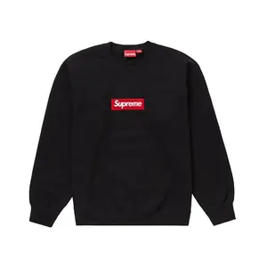 Supreme Men's Box Logo Crewneck (FW22) Black, from StockX