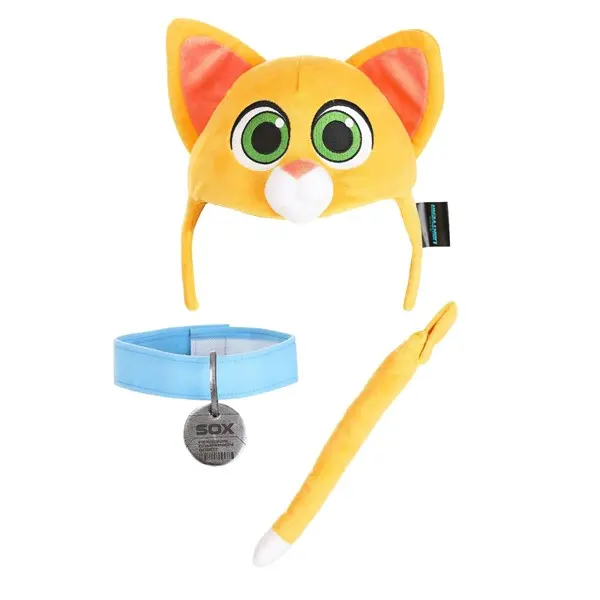 Disney Sox Face Plush Headband, Collar, & Tail Kit (© Disney/Pixar), Robot, Lightyear, Soft