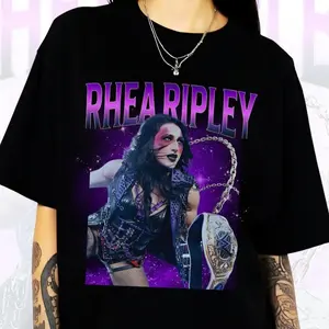 Wrestling Rhea Ripley Graphic Tee, Rhea Ripley Wrestler Unisex T-Shirt, Gift For Fan