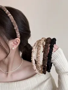 5-Piece Set Hair Accessories, Autumn Winter Simple Style Chic Headbands, Casual Daily Wear & Party Use, Comfortable Design for Women