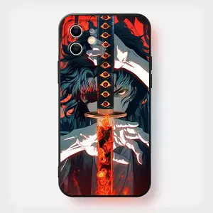 Anime Pattern Phone Case, Soft Phone Protective Cover, Shockproof Phone Cases Compatible with iPhone 16 15 14 13 12 11 Pro Max