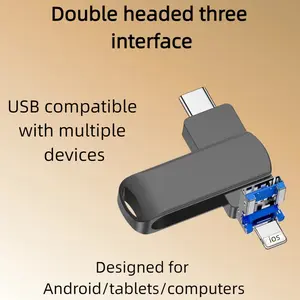 Dual-Use Tablet Phone USB Expansion Card, External Memory for iPhone & Computers, Large Capacity 512gb/1tb Backup Storage Solution