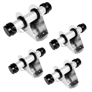 Truck Trailer Document Holder Registration Card Box with End Caps Waterproof Aluminum 1-5/8" x 9-7/16" Tube