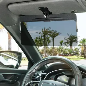JOYTUTUS Universal Anti-Glare Polarized Car Sun Visor Extender with UV400 Protection 12.6 x 5 Lens Size Quick 5 Sec Install Safe Driving Windshield Shade