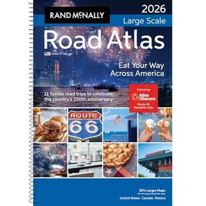 Rand McNally Road Atlas Large Scale 2026: United States, Canada, Mexico (Rand McNally Large Scale Road Atlas USA)