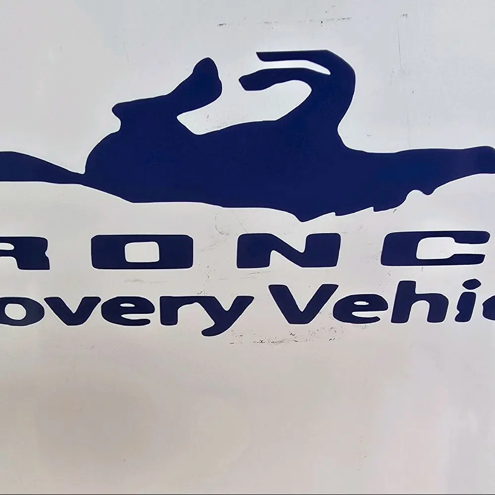 Bronco Recovery Vehicle Decal - Original Design for Vehicle Decoration