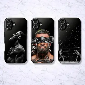 Conor McGregor Phone Case UFC Fighter Cover Suitable for iPhone 17/16/15/14/13/12/11 Pro Max/Plusand Samsung Galaxy S23-25, shock-absorbing, anti-drop protective case,