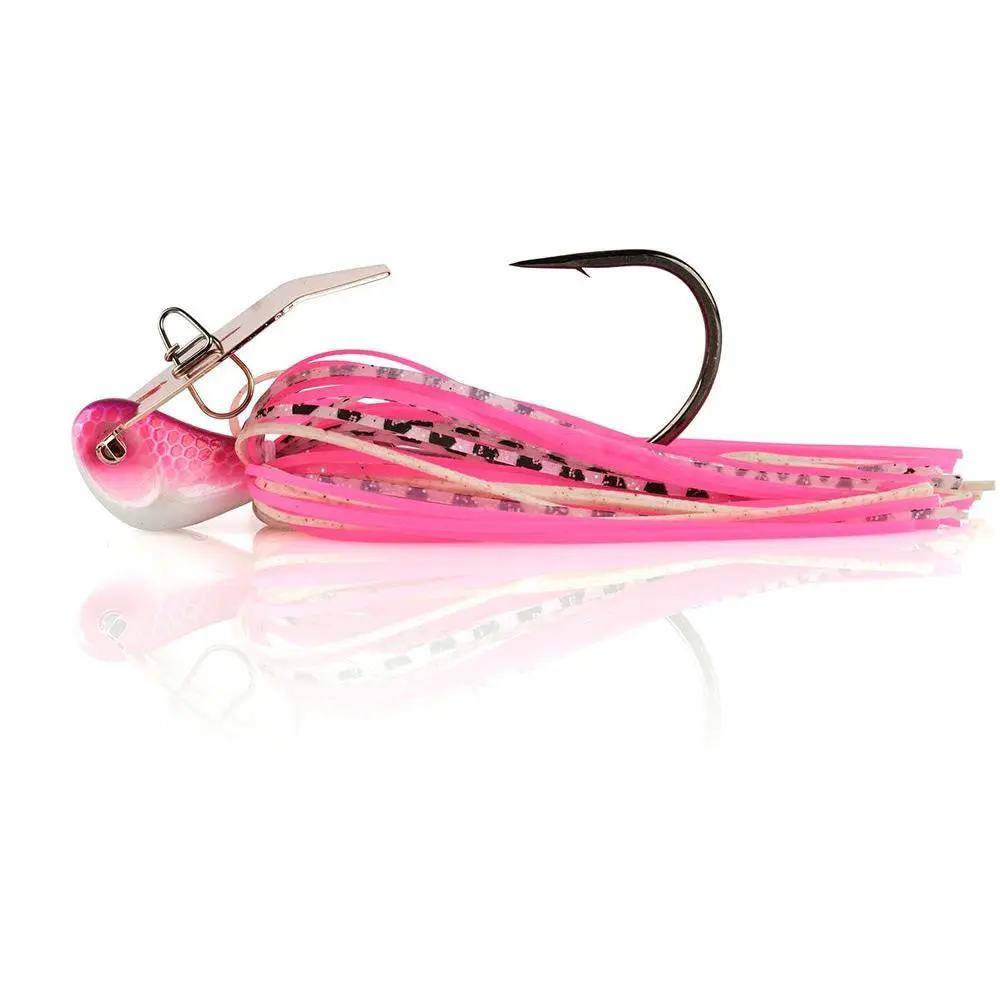 Saltwater Fishing Lures, SlobberKnocker Bladed Jig Head with Scented Silicone Skirt - Hard Knocking Action, 3/8 oz, Jig Head Lures, Artificial Lures