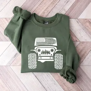 American Off Road Sweatshirt, American Off Road Shirt, 4X4 Sweatshirt, Jeep Rubicon Sweatshirt, US Off Road Shirt, USA Flag