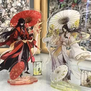 2Pc/Lot Tian Guan Ci Fu Ring Heaven Official’s Blessing Hua Cheng Xie Lian Cosplay Stand Acrylic Figure Standing Desk Decoration