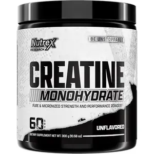 Nutrex Research Creatine Monohydrate Powder - Unflavored Micronized Creatine Powder 5g Creatine Per Serving - 60 Servings Dietary Optimum Supplement Fitness