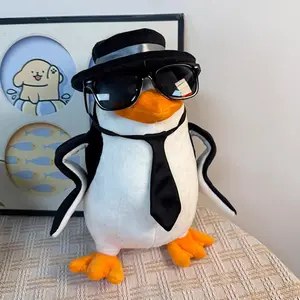 Elegant Little Penguin Plush Toy Madagascar Quirky Doll Cute Plush Toy Doll Birthday Gift Cuddly Stuffed Animal