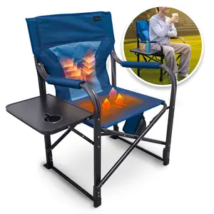 Bliss Hammocks Heated Directors Seat TIkTokShopBlackFriday | 21-in Wide | 3 Temp Settings | 2.0-Ah Battery + Charger | BHC-24VH-BLU 24V