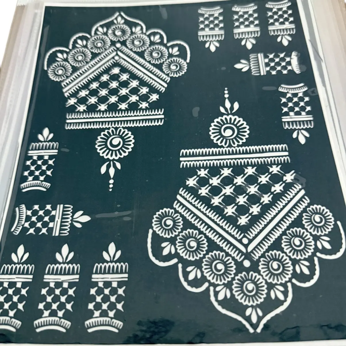 Henna Tattoo Stencils. Various Designs, Suitable For All Types Of Events.