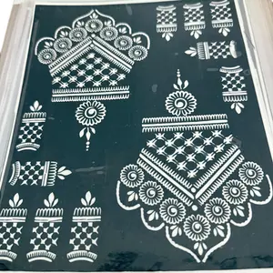 Henna Tattoo Stencils. Various Designs, Suitable For All Types Of Events.