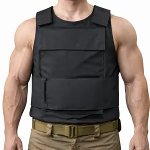 Concealable outdoor fitness clothing, includes two large-sized 3A chips, with front and back 10x12 inch pockets, adjustable size, comfortable and breathable.