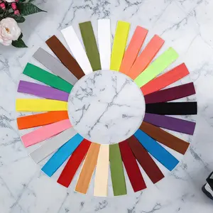 30Pcs Soft Elastic Hair Bands for Women's Hair,Headbands for Women Non Slip， Fashion Stretchy Fabric Sweat Bands Headbands for Daily Workout Yoga Running Sports