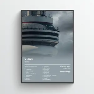 Drake - Views - Album Poster Print , Product without frame Decor Gift