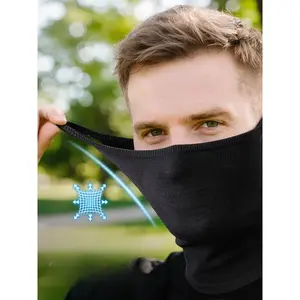 Outdoor cycling masks for autumn and winter, windproof riding masks, head covers for men's and women's motorcycles, breathable masks, and face protection