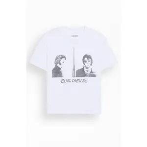 PacSun Men's Elvis Presley King Of Rock 'N Roll T-Shirt - Multicolor