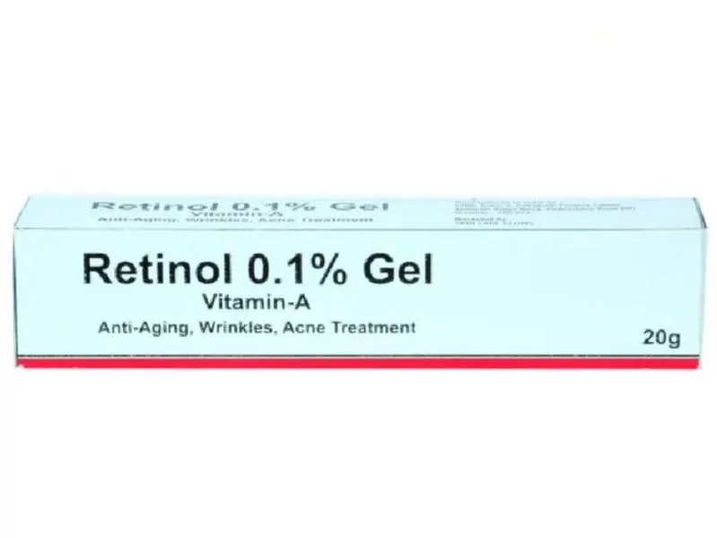 Retinol Gel 0.1 Vitamin A Repairs Fine Lines & Wrinkles, Scar Treatment, Age and Sun Spots, Anti-Aging Formula , 20 Grams Scar Removal Gel Scar Cream Gel