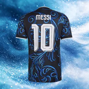 2026 Away Blue 10# Messi Short Sleeve Soccer Jersey Fans Version
