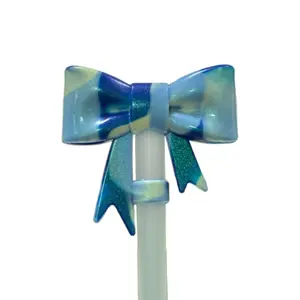 Oasis Cornflower 10MM Silicone Coquette Strawtopper