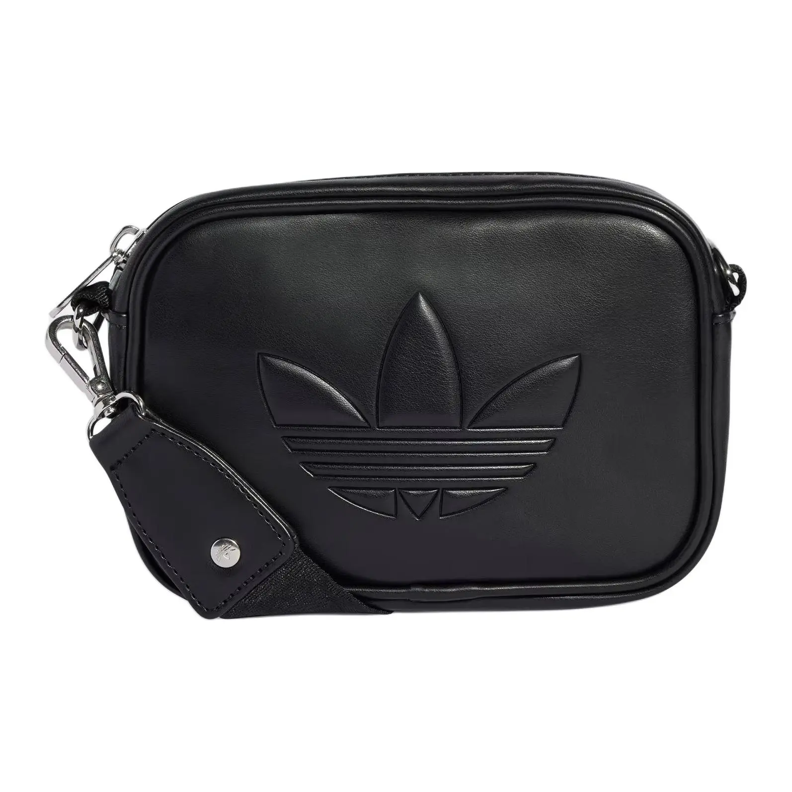 Adidas Originals Classic Utility Handbag, Polyurethane Shoulder Bag with Zipper Closure for Men, Women (Black), Handbag Shoulder Bag