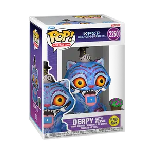 Funko Pop Animation Demon Hunters Derpy (Glow) GITD With Protector