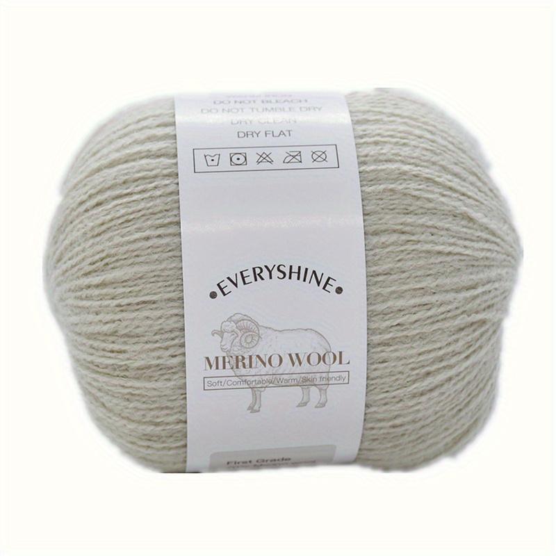 1pc Merino Wool Yarn - Luxury, Warm, Soft, Lightweight for Knitting, Crochet, DIY Projects (70% Merino Wool, 20% Nylon, 10% Mulberry Silk, 50g, 340m) 1pc Merino Wool Yarn - Luxury, Warm, Soft, Lightweight for Knitting, Crochet, DIY Projects (70% Merino Wool, 20% Nylon, 10% Mulberry Silk, 50g, 340m)
