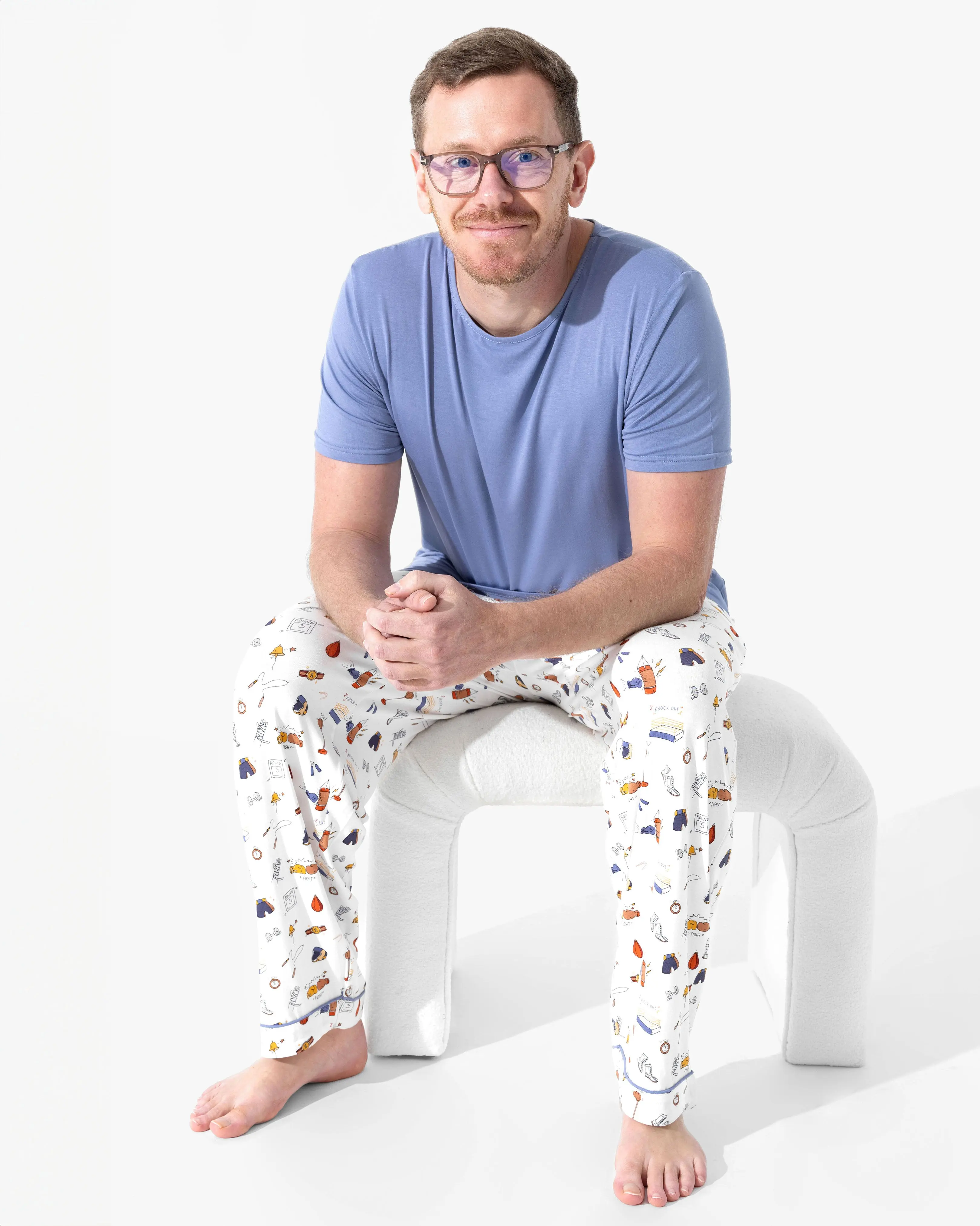 Boxing Bamboo Men's Pajama Set Boxing Bamboo Men's Pajama Set