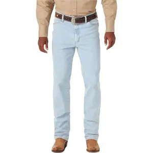 Men’s cowboy-cut active flex slim-fit jeans, stretch denim for freedom of movement and a sleek western look. Perfect for casual and stylish wear—men’s fashion pocket.