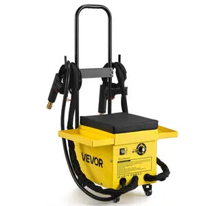 fathersdaygift  VEVOR 4.5KW Professional Stud Welder Dent Repair Kit with 2 Welding Guns 6 Modes, All in One Dent Repair Workstation with Extended Handle, Padded Seat and Accessory Tray