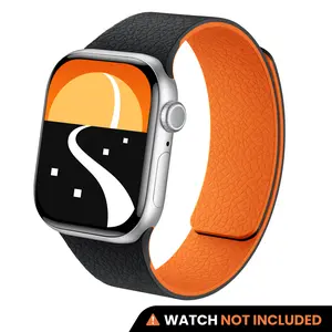 Suitisbest Snap Duo Magnetic Silicone Band for Apple Watch 42mm(S1-S3)/44mm/45mm/46mm/49mm(Ultra 1/2/3) – Quick Snap-On, Two-Tone Design, Durable & Comfortable
