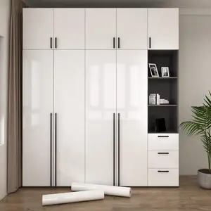 Pure Oil-Proof Furniture Sticker Wallpaper, Self-Adhesive Removable for Living Room Kitchen Cabinets Indoor Use Peel and Stick Waterproof Wallpaper Designs