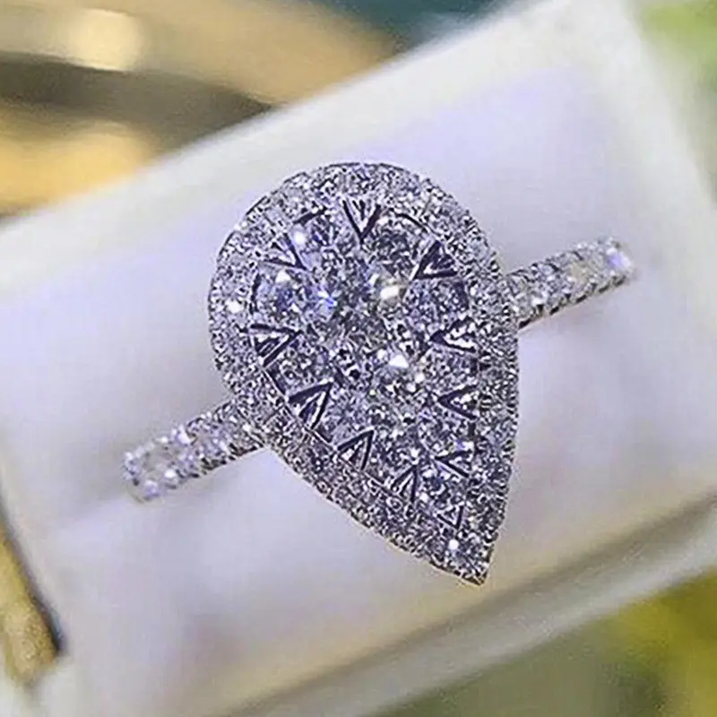 Leaf Design Rhinestone Decorated Ring, Statement Ring, Elegant Casual Ring, Fashion Accessories for Women for Party, Daily Clothing Decor, Trendy All-match & Exquisite Jewelry for Birthday Gift, Beautiful Rings