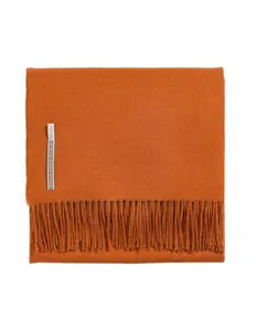 Alicia Adams Alpaca Throw in Tandoori Solid
